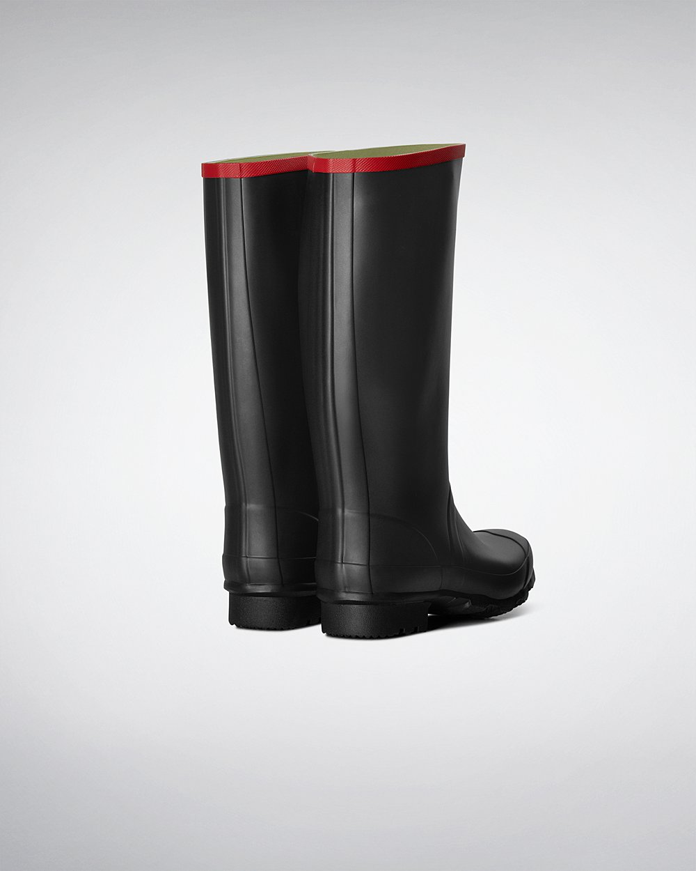 Hunter Mujer Argyll Full Knee - Botas de Lluvia Negras - 674-VAYNEO